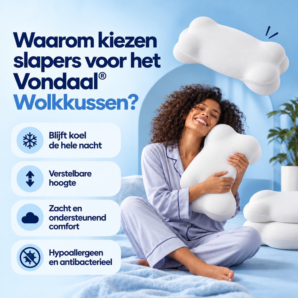 Vondaal® Wolkkussen